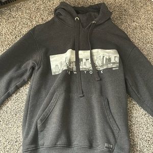 Dark grey New York hoodie